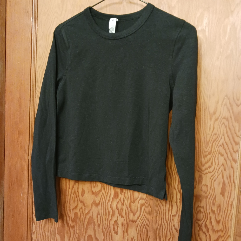 LULULEMON‎ Classic-Fit Cotton-Blend Long-Sleeve Shirt in Deep Charcoal Black